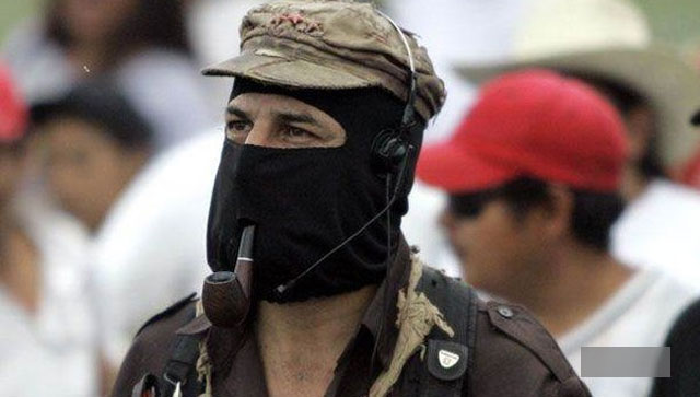 La reaparición del subcomandante Marcos