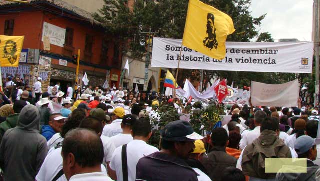 Así se marchó por la paz