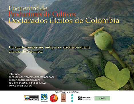 Encuentro de Productores de Cultivos Declarados Ilícitos de Colombia