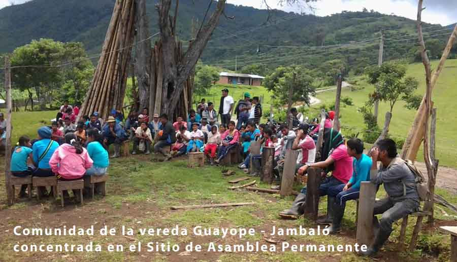 Las comunidades indígenas no cederán ante las presiones de los actores armados