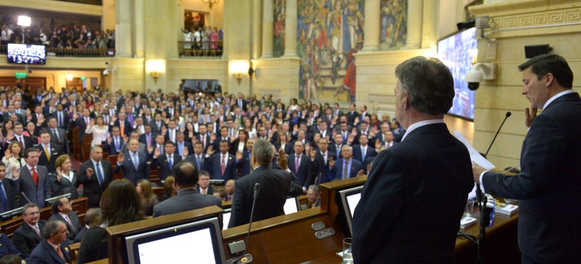 Santos instaló el Congreso del posconflicto