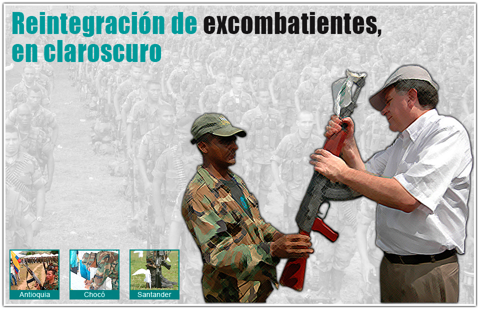 Reintegración de excombatientes, en claroscuro