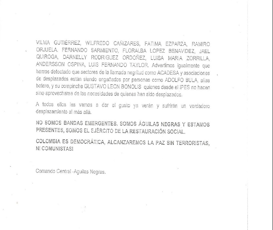NO BASTARON ONCE AÑOS DE EXILIO