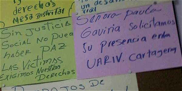 Desplazados se tomaron sede de Unidad de Víctimas