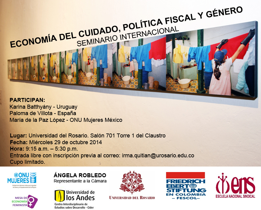 Economía del Cuidado, Política Fiscal y Género, Seminario internacional.
