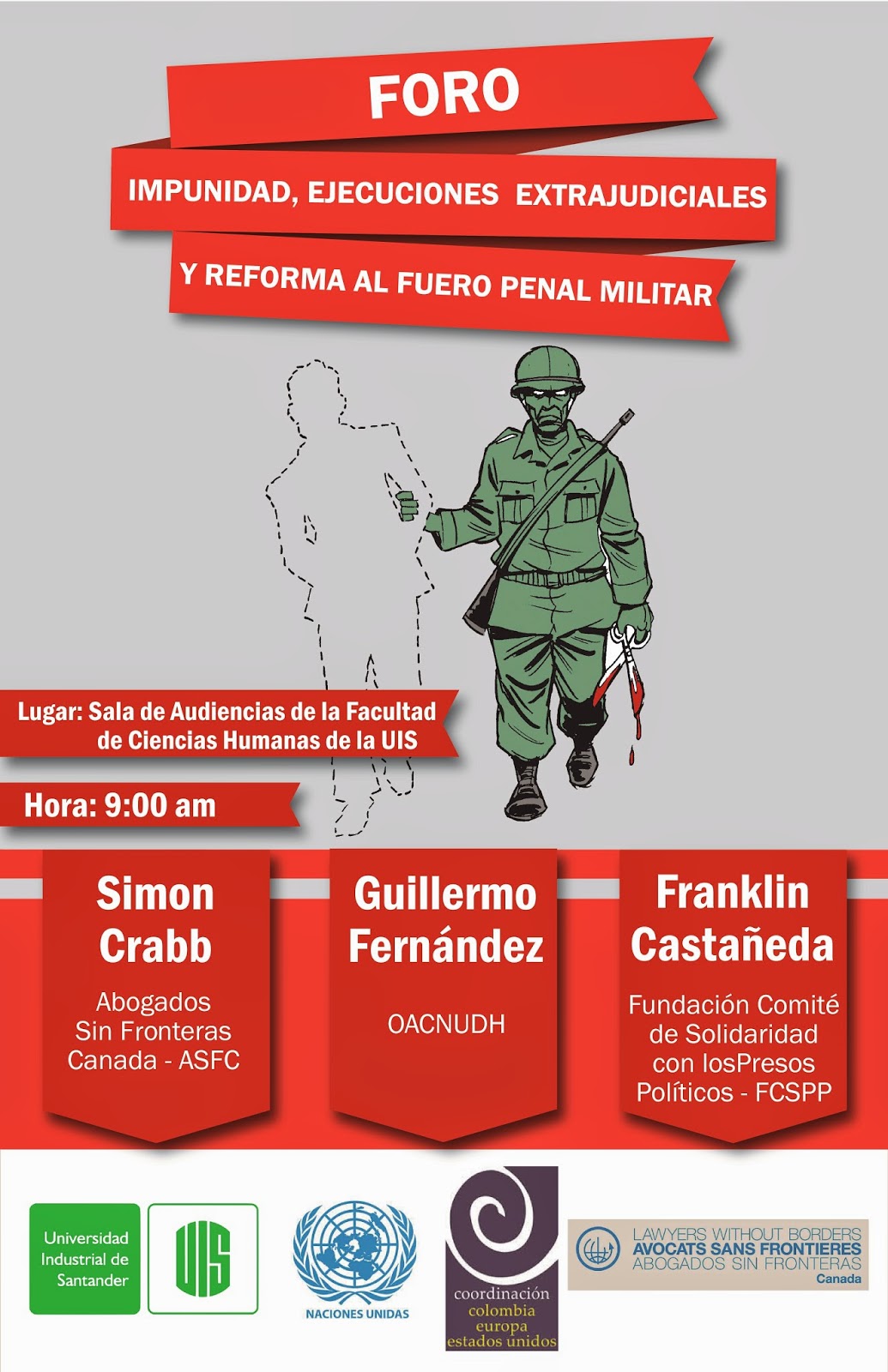 FORO: IMPUNIDAD, EJECUCIONES EXTRAJUDICIALES Y REFORMA AL FUERO PENAL MILITAR