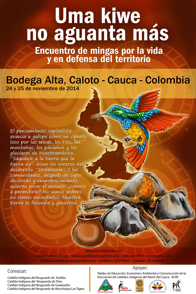 UMA KIWE NO AGUANTA MÁS. ENCUENTRO DE MINGAS POR LA VIDA Y EN DEFENSA DEL TERRITORIO