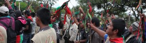 Indignación ante el asesinato de los dos guardias indígenas por las  FARC en Toribio Cauca