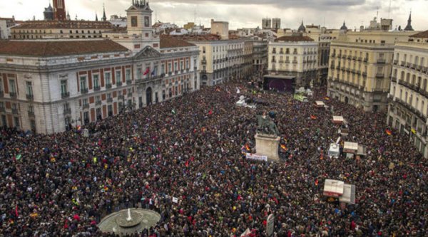 Madrid marchó por el cambio