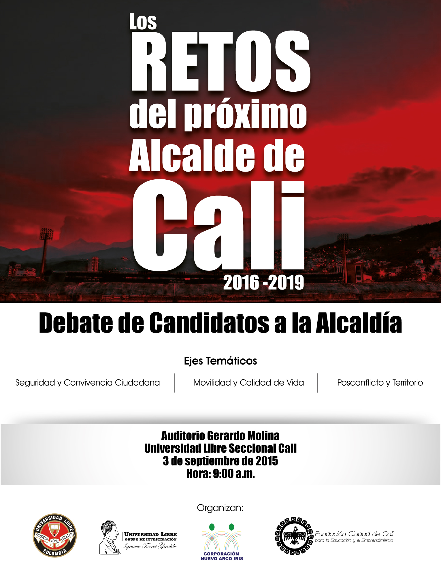 Foro, Los retos de la Alcaldía de Cali 2016-2019