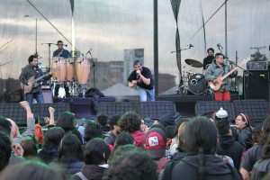 Foto: Archivo CNAI/ Banda de rock 1280 ALmas en el cierre de la inauguración