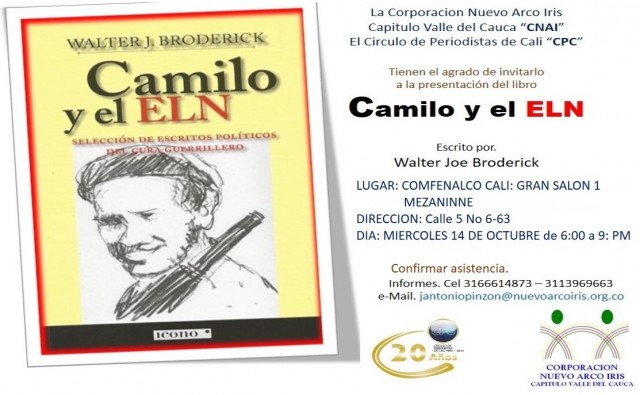 INVITACION LANZAMIENTO LIBRO DE BRODERICK