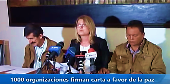 Organizaciones firman carta de ‘auxilio’ por la paz colombiana