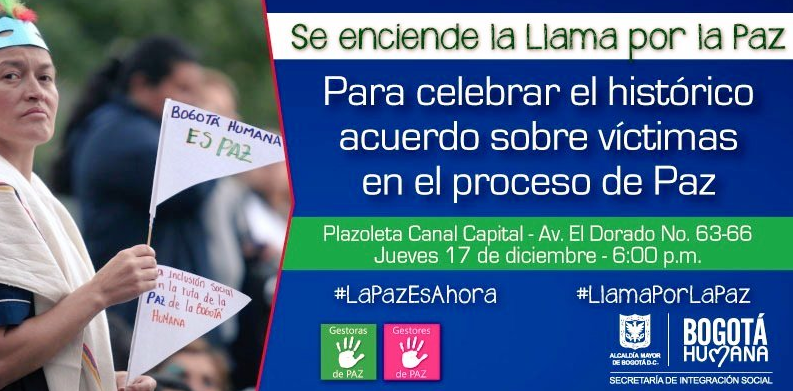 Bogotá celebra el acuerdo sobre víctimas