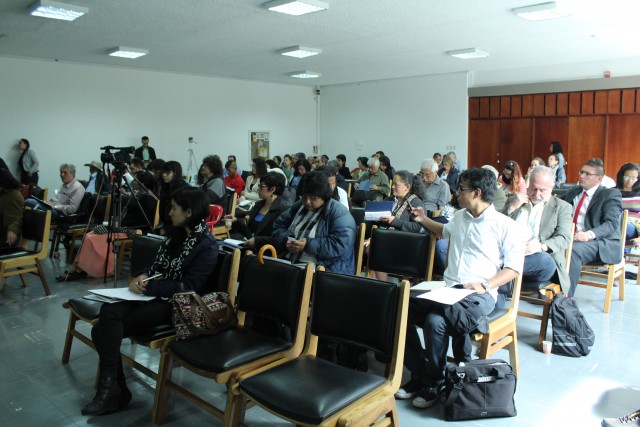 Foto: CNAI/ Foro, Bogotá ¿Hacia dónde vamos? en la Universidad Nacional, Auditorio anexo al León de Greiff/ 15 de marzo de 2016