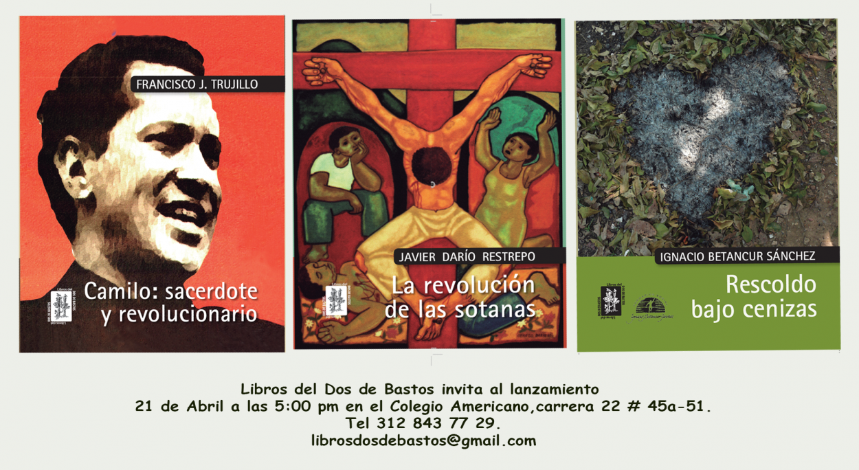 Lanzamiento de tres libros que relatan la lucha social colombiana