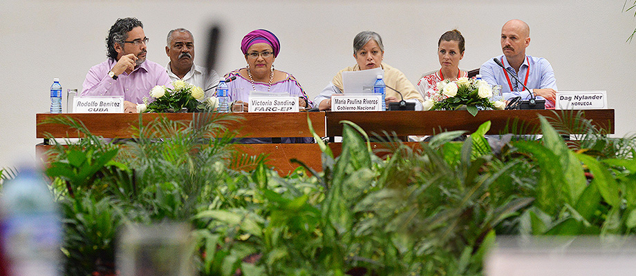 Mujeres ex combatientes en Subcomisión de género de La Habana