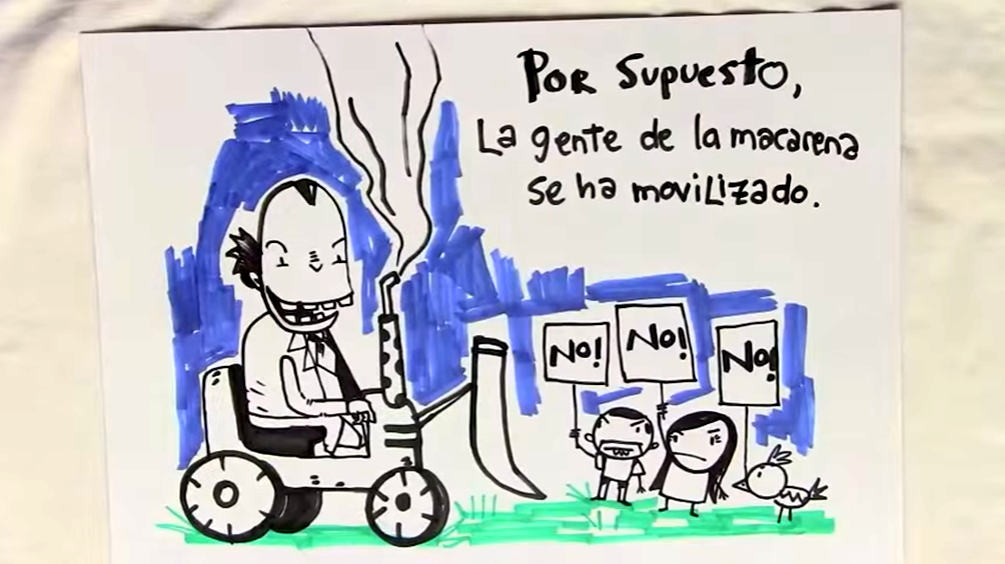 ¡Somos campesinos, no un baldío!