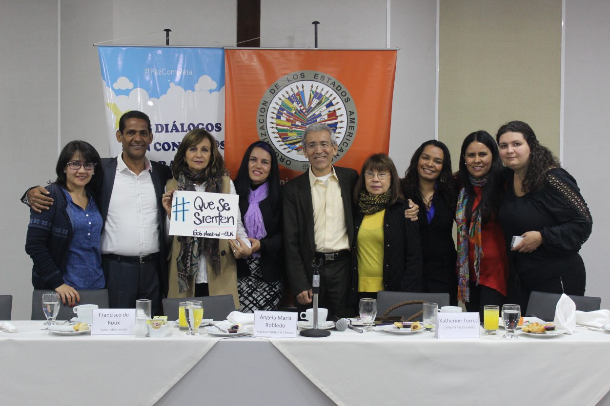 Reflexiones con comunidad Internacional sobre mesa de conversaciones entre Gobierno Nacional y ELN