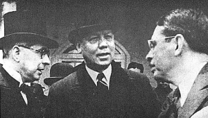 Foto: Portal periodismo sin fronteras/ Alfonso López Pumarejo, Enrique Olaya Herrera y Eduardo Santos. Los tres líderes liberales se aliaron con el comunismo para acabar con el Ejército de Colombia