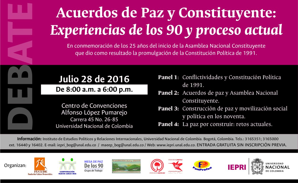 El legado de la paz de los 90 para el proceso actual