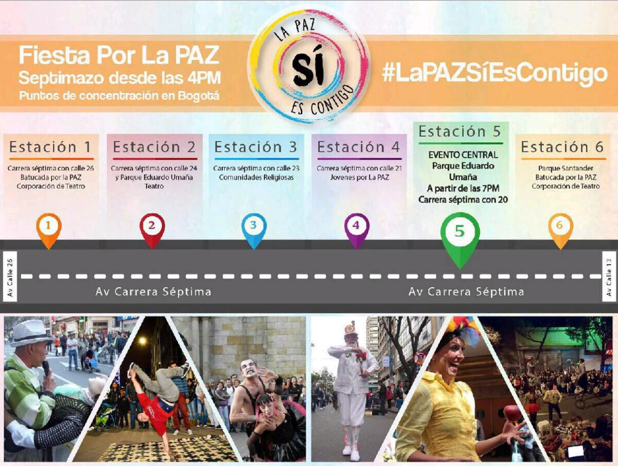 Colombia está de fiesta ¡La Paz sí es contigo!