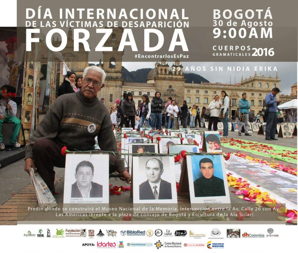Actos de Memoria en el Día Internacional de las víctimas de Desaparición Forzada