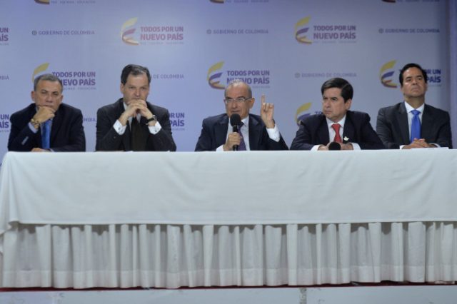 Foto: Juan David Tena/ Los integrantes del Equipo Negociador del Gobierno dieron una amplia explicación sobre los cambios, las precisiones y los ajustes del nuevo Acuerdo General firmado con las Farc. 