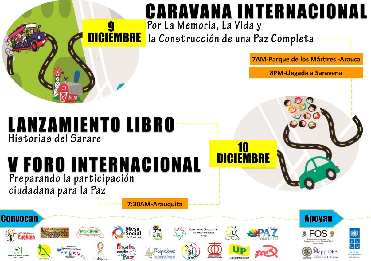Caravana y V Foro Internacional Arauca 2016