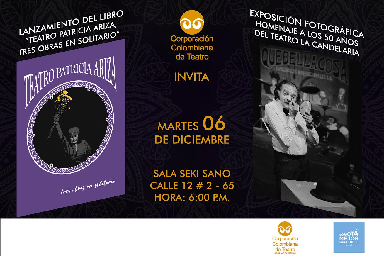 Teatro Patricia Ariza, tres obras en solitario