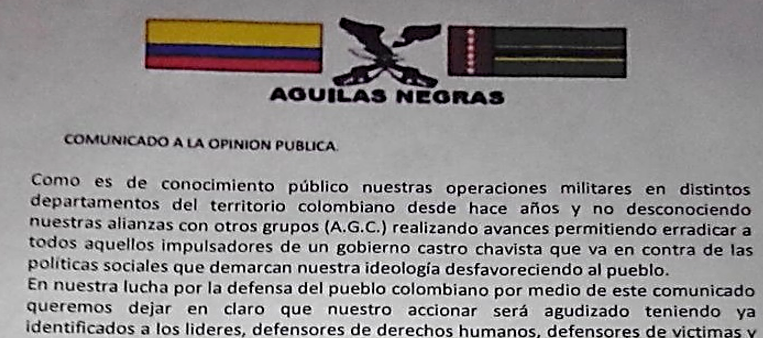 Ante la indiferencia oficial, continúan las amenazas y los asesinatos contra líderes sociales