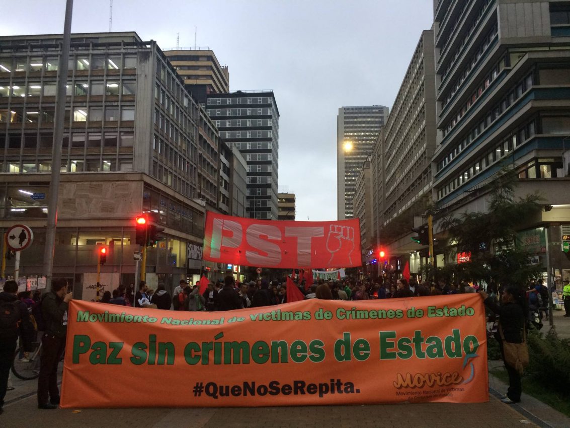 Colombia marchó «con la diversidad en la lucha» en honor a las víctimas de crímenes de Estado