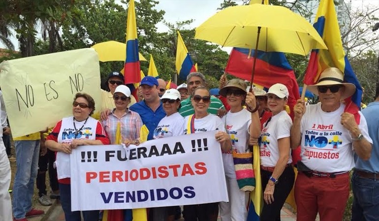 La marcha de los corruptos en contra de los corruptos