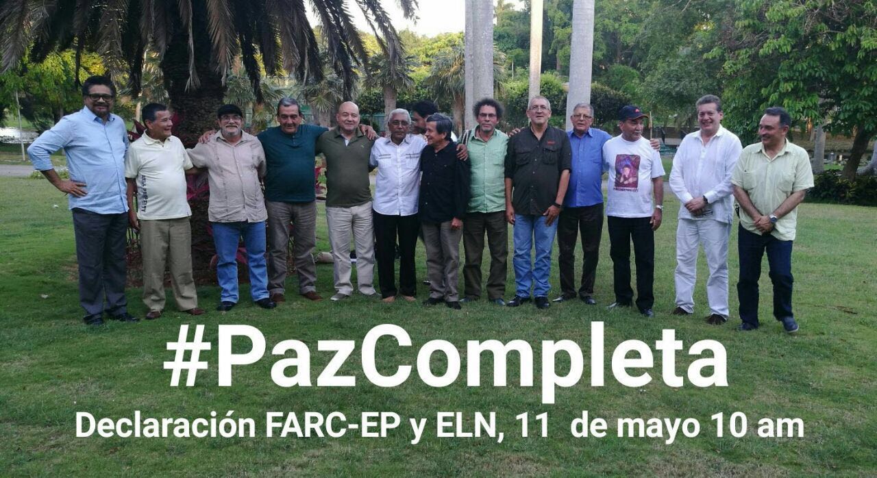 ELN y Farc EP unen fuerzas para lograr una «paz con justicia social»