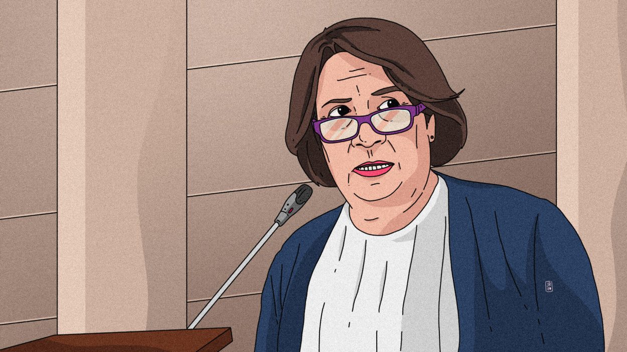 “La vieja esa”